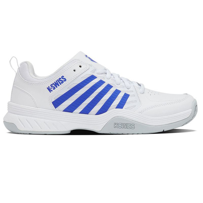 K Swiss Court Express 2 Mens Tennis Shoe - White/Dazzling Blue