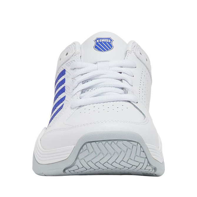 K Swiss Court Express 2 Mens Tennis Shoe - White/Dazzling Blue - 5