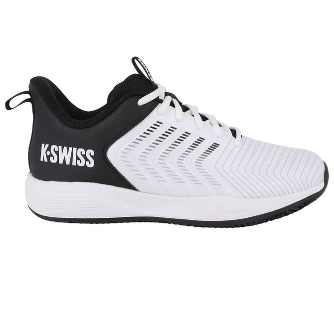 K Swiss Ultrashot Light Mens Tennis Shoe - White/Black
