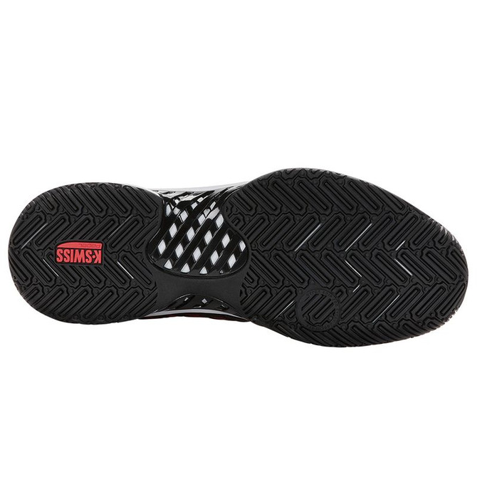 K Swiss Express Light 3 Mens Padel Shoe - Black/Micro Chip/Neon Lava - 2