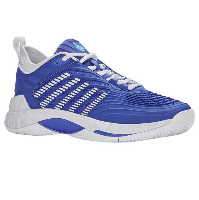 K Swiss Hypercourt Supreme 2 Mens Tennis Shoe - Dazzling Blue/White/Baltic Sea - 4