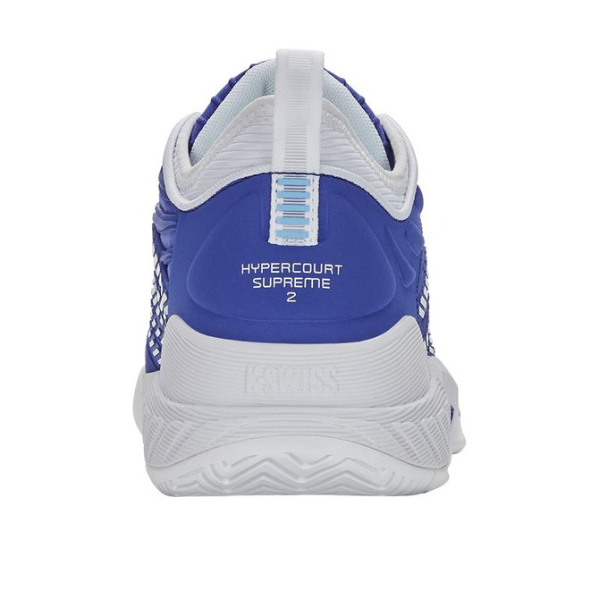 K Swiss Hypercourt Supreme 2 Mens Tennis Shoe - Dazzling Blue/White/Baltic Sea - 6