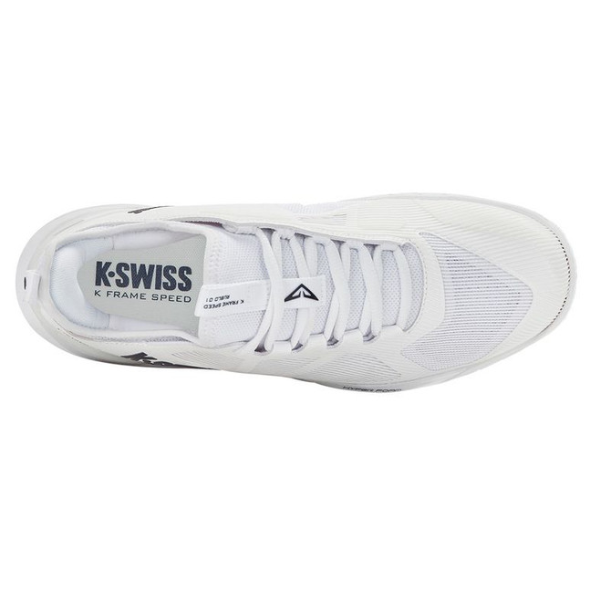 K Swiss K-Frame Speed Rublo Mens Tennis Shoe - White/Peacoat - 7