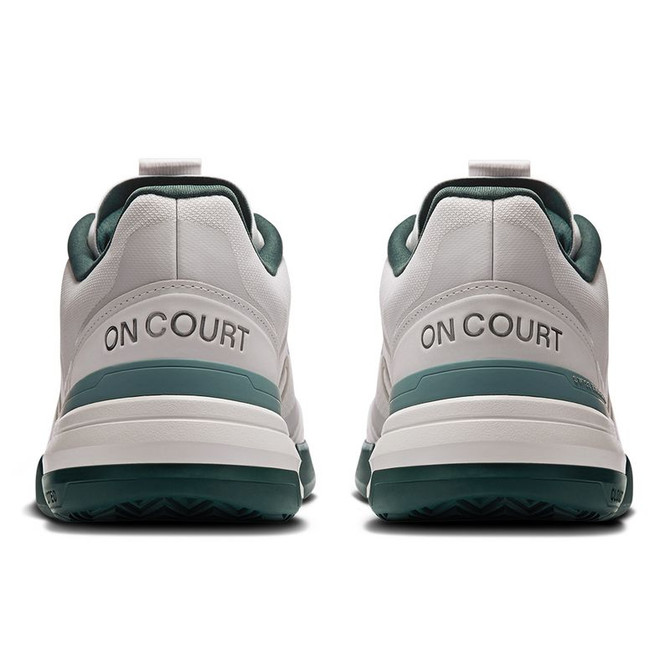 On The Roger Advantage Pro Mens Tennis Shoe - Frost/Evergreen - 6