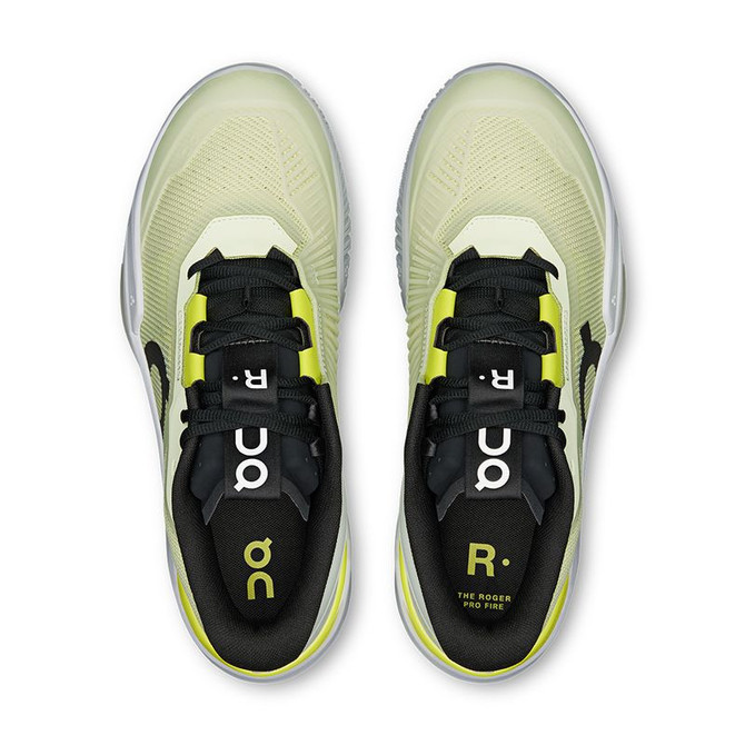 On The Roger Pro Fire Mens Tennis Shoe - Linen/Lime - 5