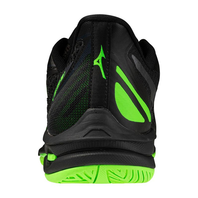 Mizuno Wave Exceed Tour 7 Mens Tennis Shoe - Black/Glowing Apple - 6
