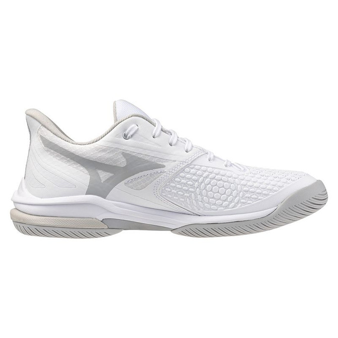Mizuno Wave Exceed Tour 7 Womens Tennis Shoe - White/Harbor Mist - 3