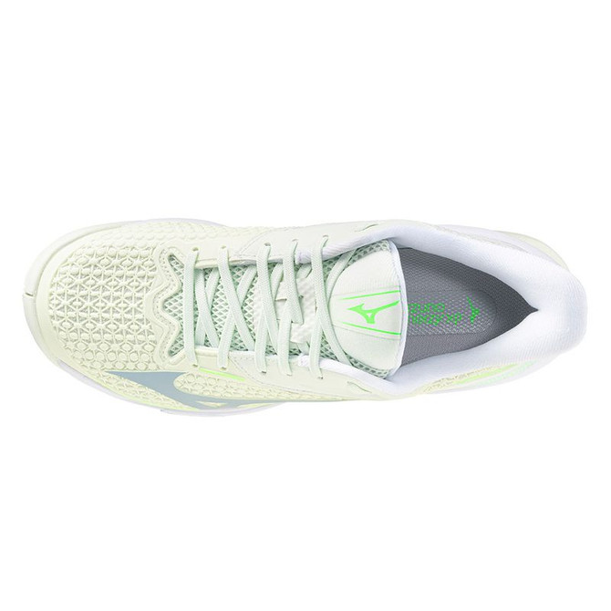 Mizuno Wave Exceed Tour 7 Womens Tennis Shoe - Phantom Green/Glowing Apple - 5
