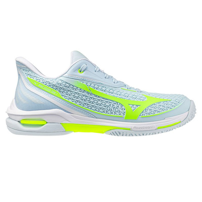 Mizuno Wave Exceed Tour 7 Womens Tennis Shoe - Ice Water/Lightning Yellow