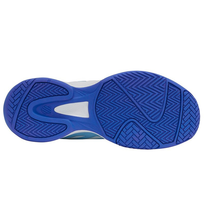 K Swiss Ultrashot Team 2 Junior Tennis Shoe - White/Dazzling Blue/Baltic Sea - 2