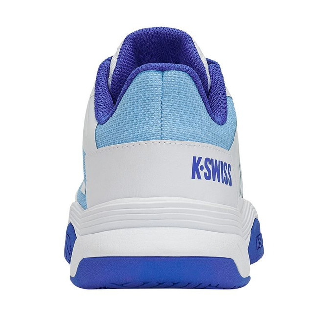 K Swiss Ultrashot Team 2 Junior Tennis Shoe - White/Dazzling Blue/Baltic Sea - 6