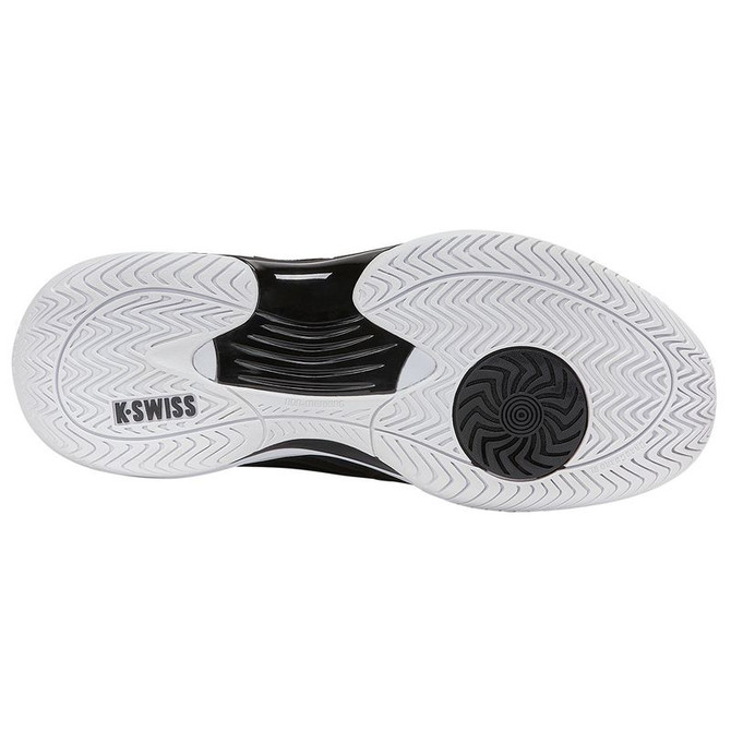K Swiss Hypercourt Express 3 Wide (D) Womens Tennis Shoe - Black/White - 2