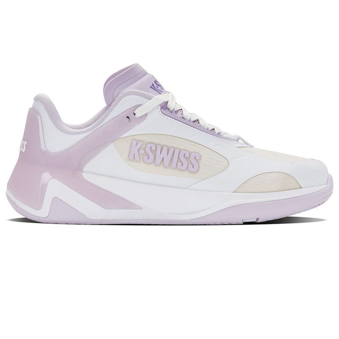 K Swiss K-Frame Speed Womens Pickleball Shoe - White/Orchid Hush/Purple Haze