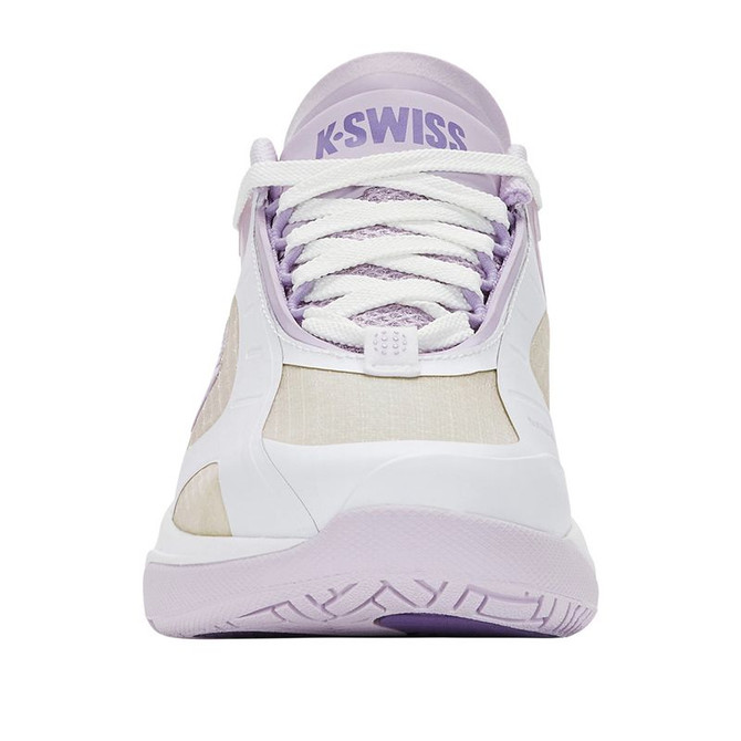 K Swiss K-Frame Speed Womens Pickleball Shoe - White/Orchid Hush/Purple Haze - 5