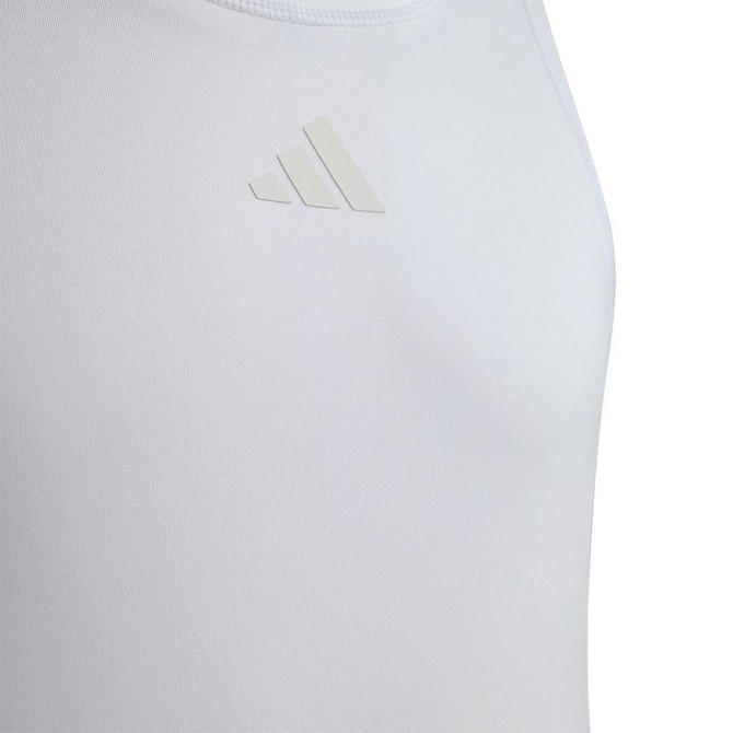 adidas Girls Club Dress - White - 3