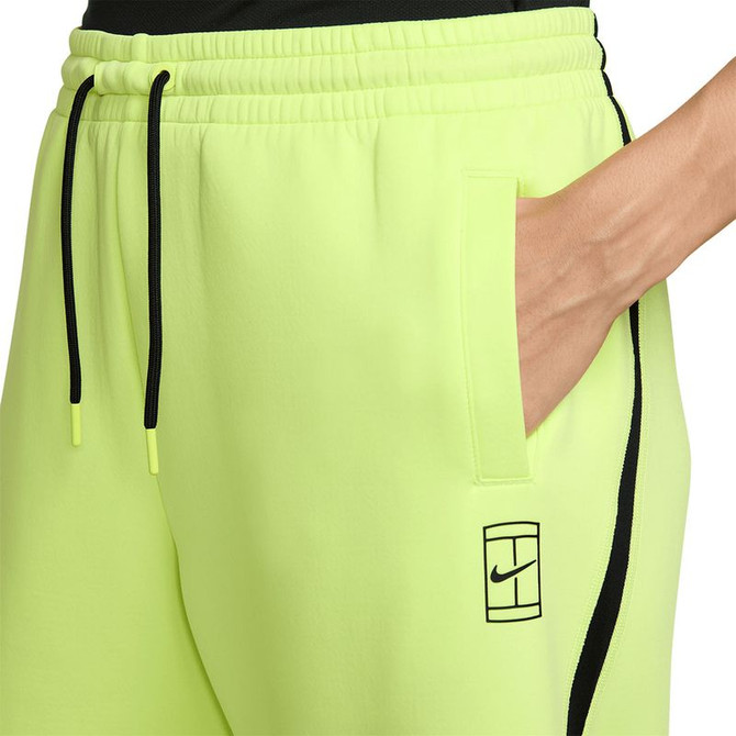 Nike Court Advantage Pant - Light Lemon Twist/Black - 3