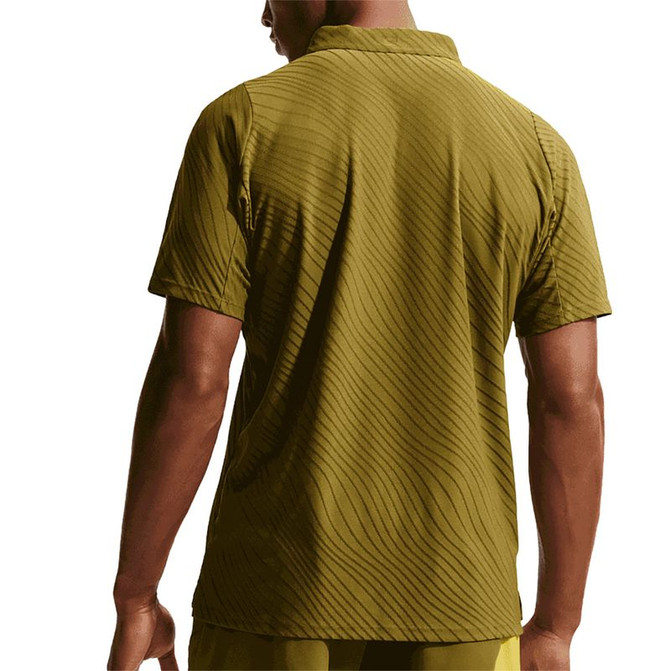 Nike Court Advantage Slam Polo - Olive Flak/White - 3