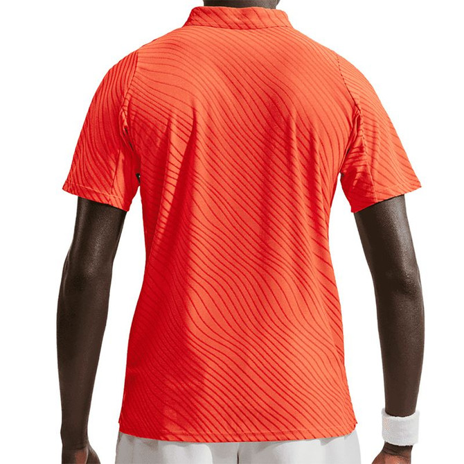 Nike Court Advantage Slam Polo - Turf Orange/White - 3