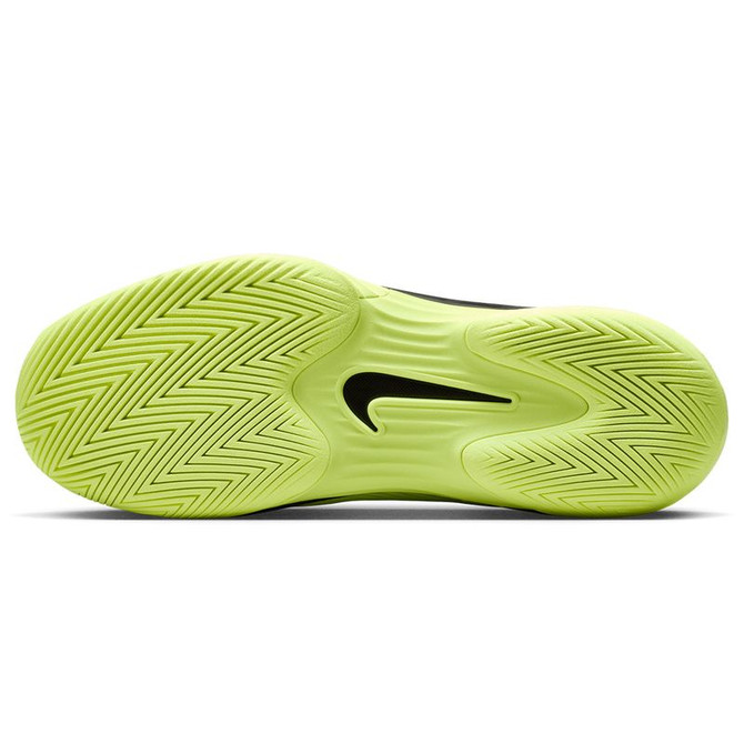 Nike Zoom Vapor 12 Premium Womens Tennis Shoe - Black/White/Lemon Twist/Blue - 2