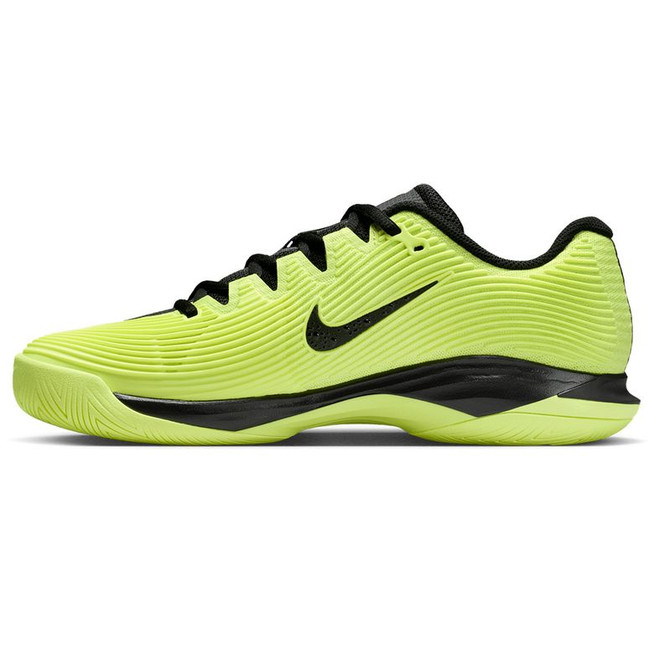 Nike Zoom Vapor 12 Premium Womens Tennis Shoe - Black/White/Lemon Twist/Blue - 3