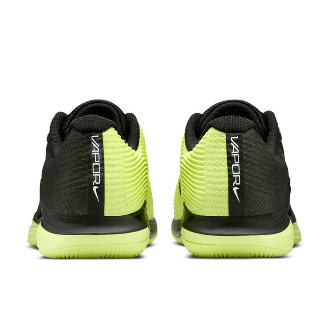 Nike Zoom Vapor 12 Premium Womens Tennis Shoe - Black/White/Lemon Twist/Blue - 6