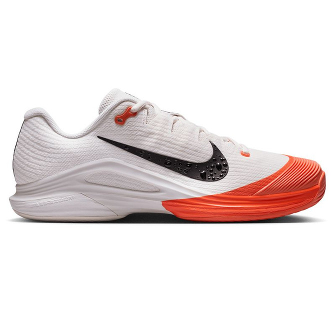 Nike Zoom Vapor 12 Premium Mens Tennis Shoe - Sail/Black/Turf Orange/Blue - 7