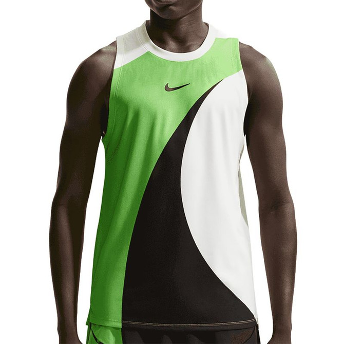 Nike Court Advantage Slam Tank - Sail/Mean Green/Black