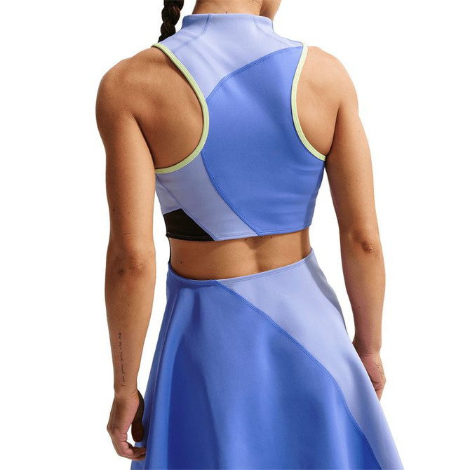 Nike Court Slam Dress - Sapphire/Light Thistle/Black/White - 4