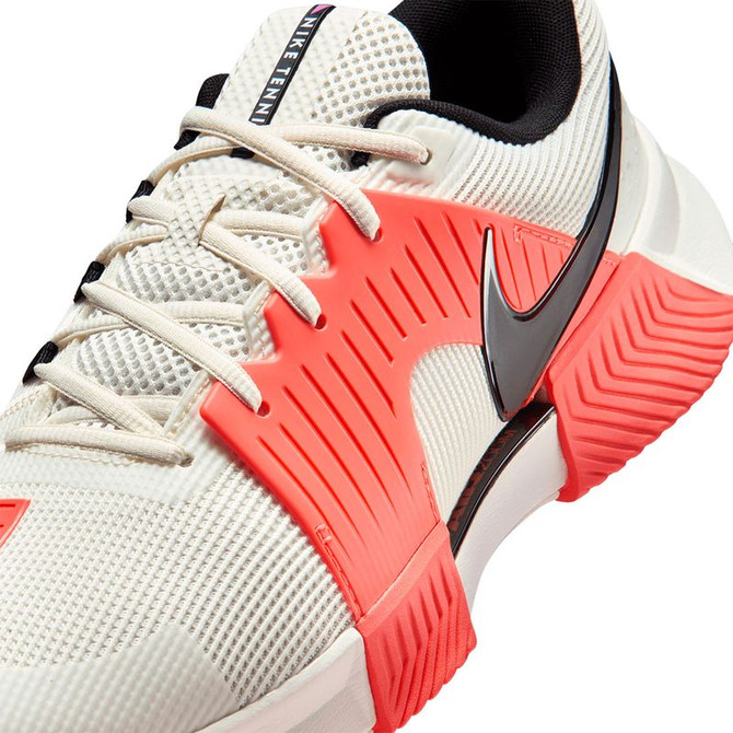 Nike Zoom GP Challenge 1.5 Premium Mens Tennis Shoe - Sail/Black/Turf Orange/Blue - Final Sale - 6