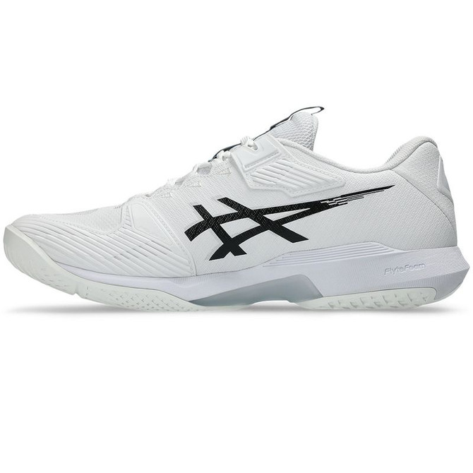 Asics Solution Speed FF 4 Mens Tennis Shoe - White/Black - 3