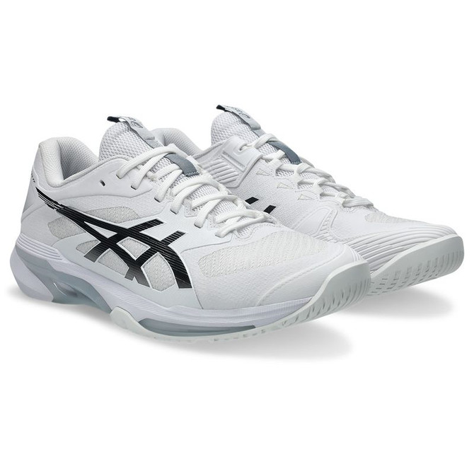 Asics Solution Speed FF 4 Mens Tennis Shoe - White/Black - 4