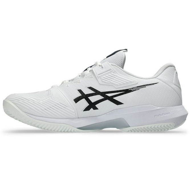 Asics Solution Speed FF 4 Mens Clay Tennis Shoe - White/Black - 3
