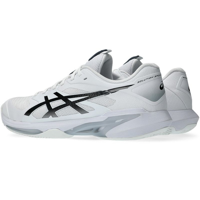 Asics Solution Speed FF 4 Mens Clay Tennis Shoe - White/Black - 7