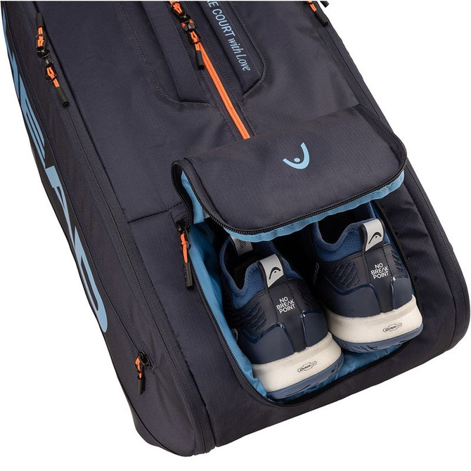 Head Pro Racquet Bag XL 12R Tennis Bag - Navy/Blue - 4