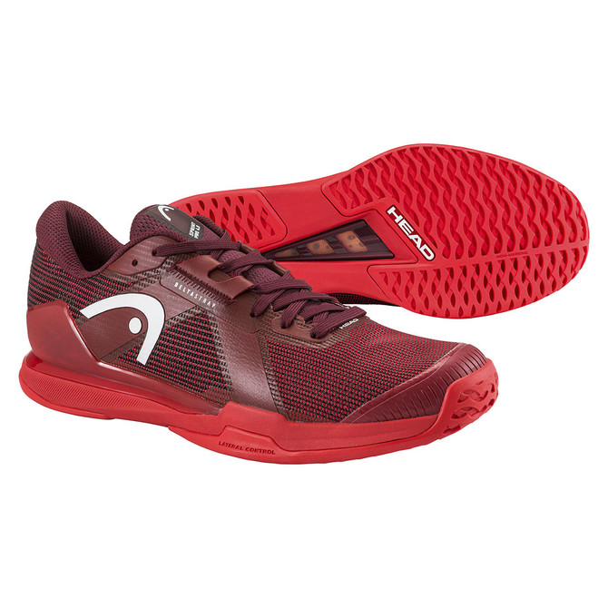 Head Sprint Pro 4.0 Mens Tennis Shoe - Red/Dark Red