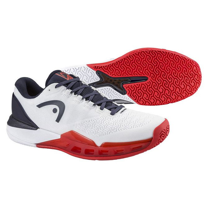 Head Revolt Pro 5.0 Mens Tennis Shoe - White/Navy - 4