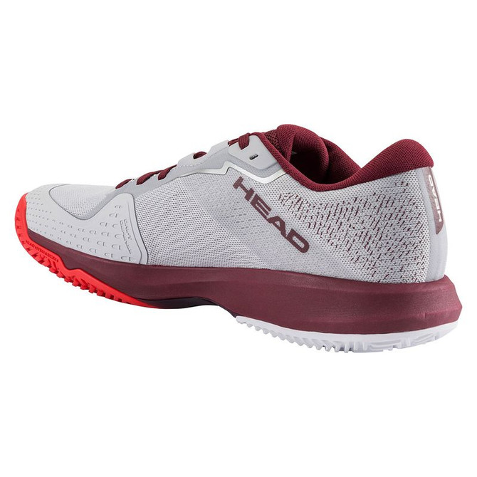 Head Sprint Evo 4.0 Mens Tennis Shoe - Light Grey/Red - 3