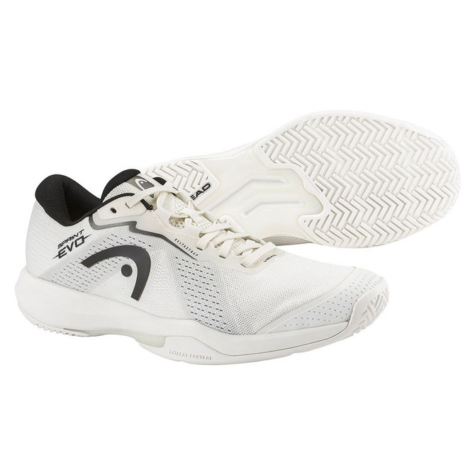 Head Sprint Evo 4.0 Mens Tennis Shoe - Chalk White/Black - 4