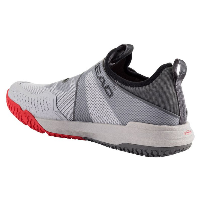 Head Motion Pro BOA Mens Pickleball Shoe - Light Grey/Red - 3