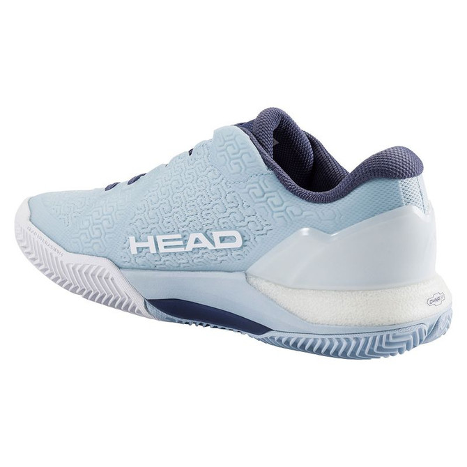 Head Revolt Pro 5.0 Womens Clay Tennis Shoe - Light Blue/Dark Blue - 3