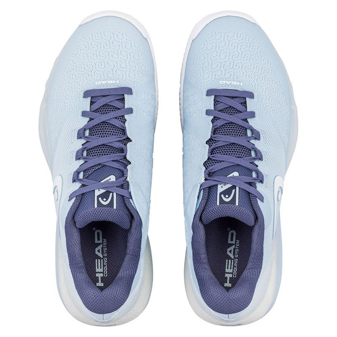 Head Revolt Pro 5.0 Womens Clay Tennis Shoe - Light Blue/Dark Blue - 5