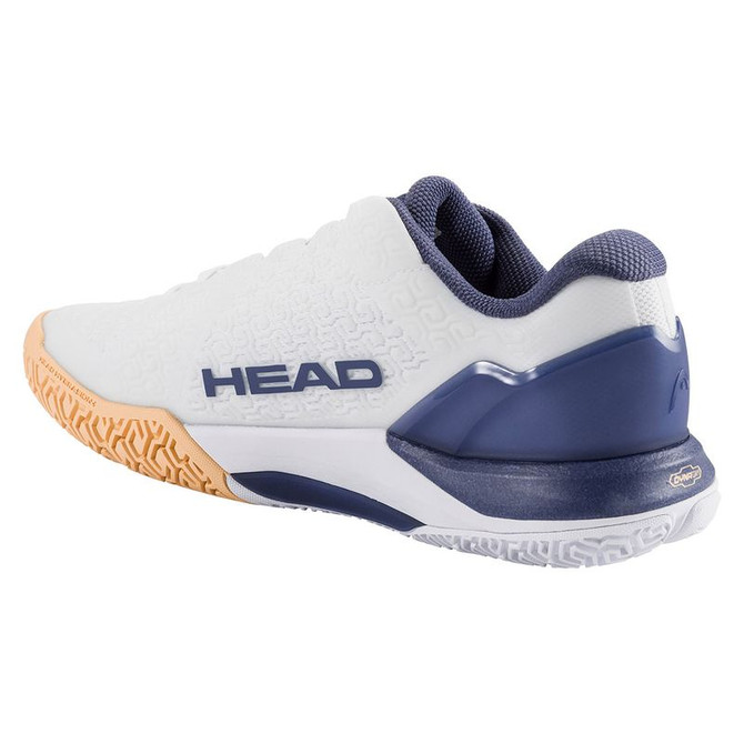 Head Revolt Pro 5.0 Womens Tennis Shoe - White/Apricot - 3