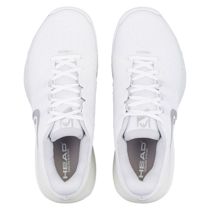 Head Revolt Pro 5.0 Womens Tennis Shoe - White/Light Grey - 5