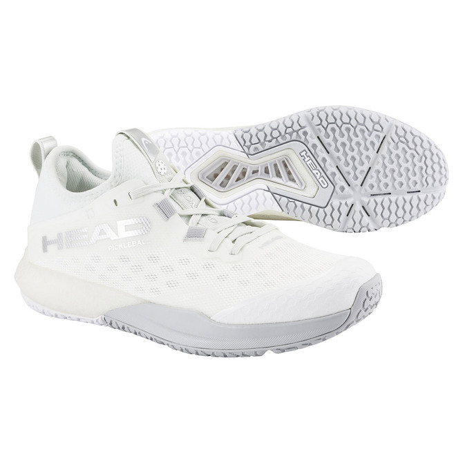 Head Motion Pro Womens Pickleball Shoe - White/Light Grey