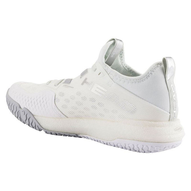 Head Motion Pro Womens Pickleball Shoe - White/Light Grey - 3