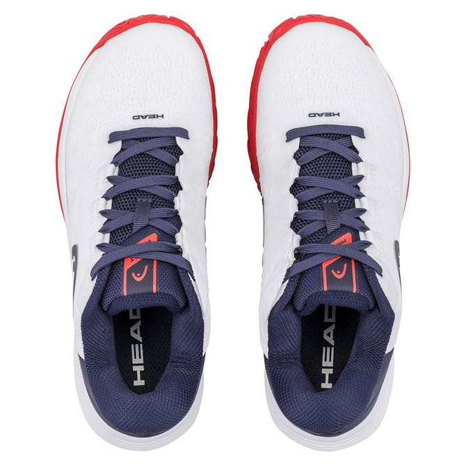 Head Revolt Pro 5.0 Junior Tennis Shoe - White/Navy - 5