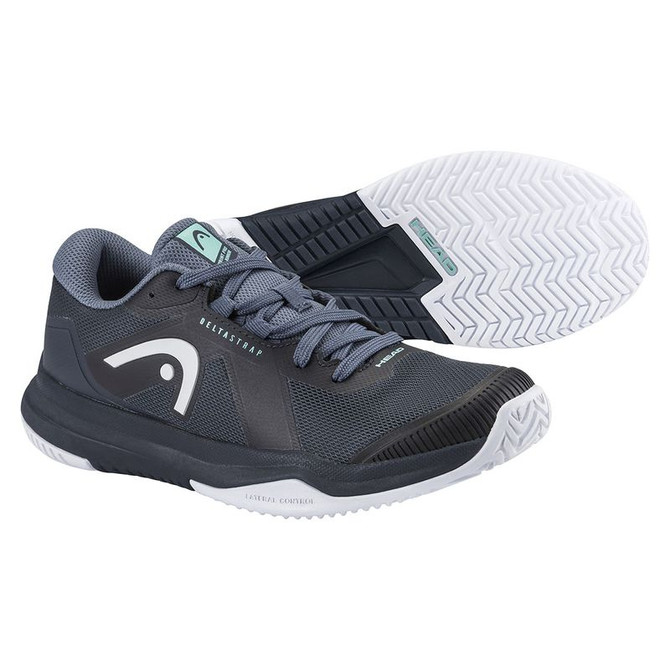Head Sprint Pro 4.0 Junior Tennis Shoe - Blueberry/Teal - 4