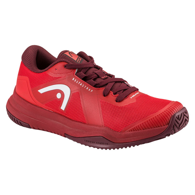 Head Sprint Pro 4.0 Junior Tennis Shoe - Red/Dark Red