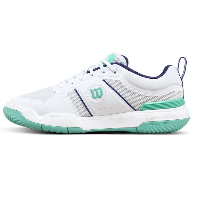 Wilson Pickle Pro Womens Pickleball Shoe - White/Bay/Skipper Blue - 2