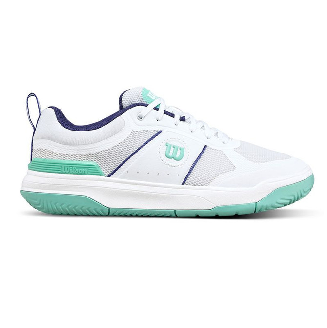 Wilson Pickle Pro Womens Pickleball Shoe - White/Bay/Skipper Blue - 4